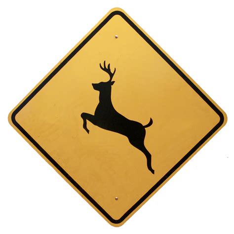 Printable Deer Crossing Sign